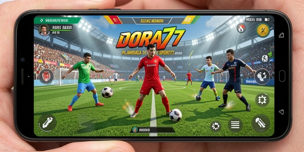 Tampilan gameplay DORA77 yang menarik saat pertandingan olahraga.