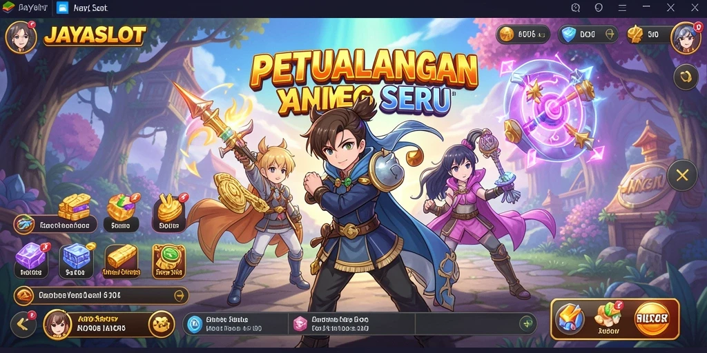 Tampilan gameplay seru di dunia anime JAYASLOT.