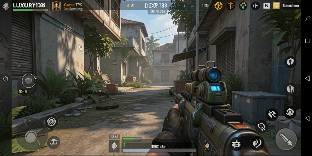 Tampilan gameplay menarik dalam LUXURY138 dengan aksi menembak yang mendebarkan.