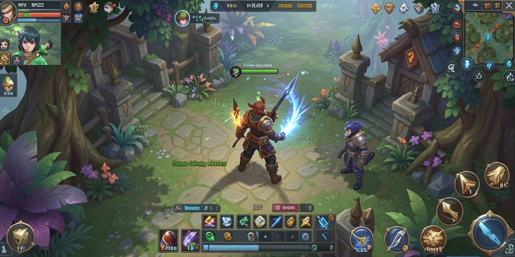 Screenshot gameplay RPZZZ yang menampilkan aksi seru dalam pertempuran.