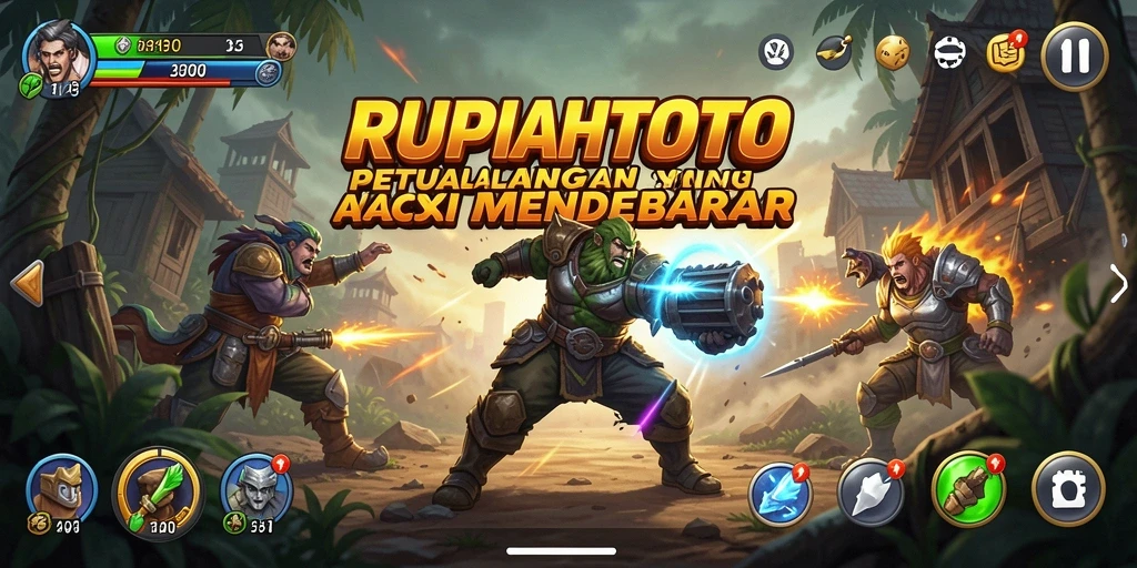 Screenshot permainan RUPIAHTOTO yang menunjukkan aksi mendebarkan.
