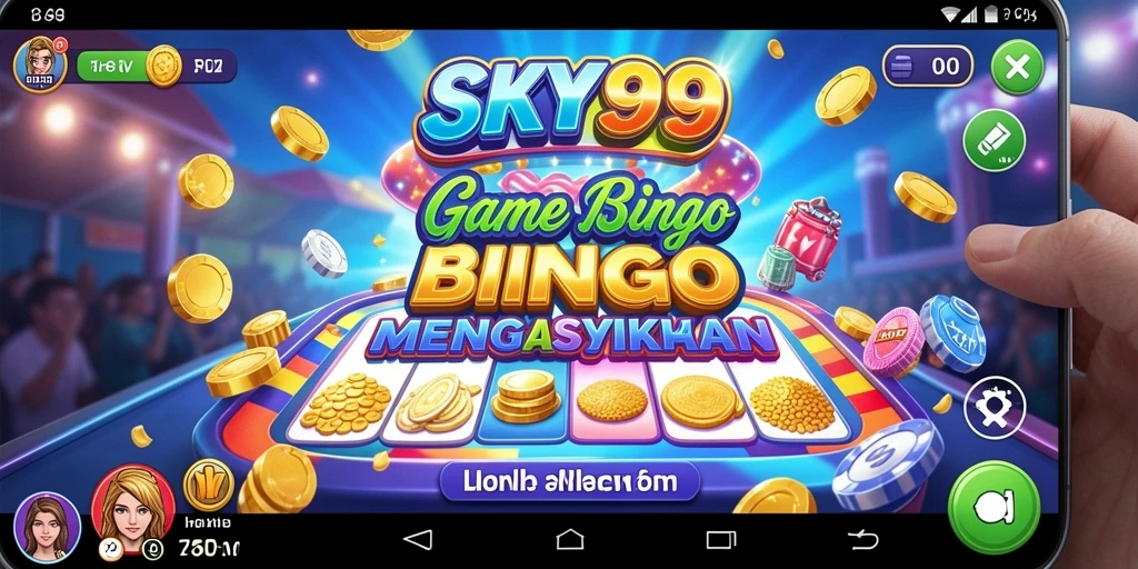 Tampilan gameplay Bingo yang seru dan interaktif di SKY99.
