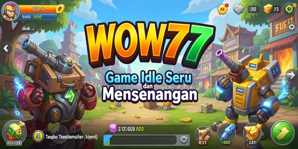 Tampilan gameplay WOW77 yang menakjubkan dan penuh warna.